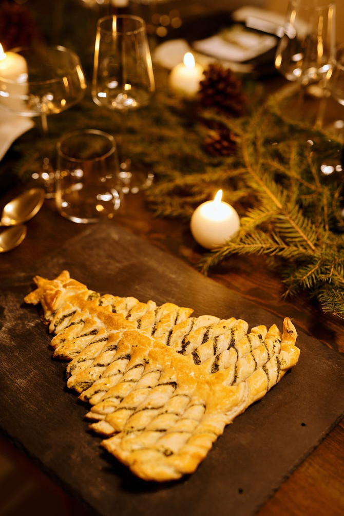 Calendrier de l'avent : 20 décembre - Sapin de Noël feuilleté au chocolat