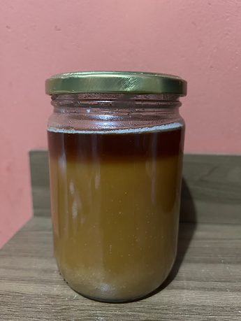 Bild von einem sehr guten Honig im Glas