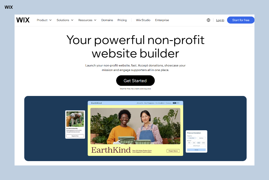 non-profit website builder