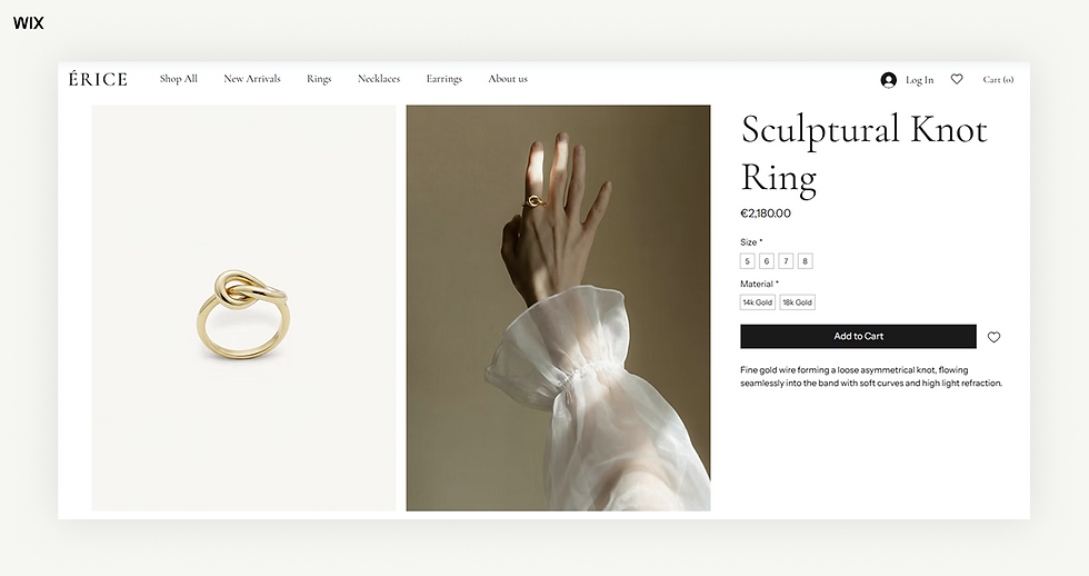 high-quality jewelry product photo example