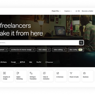 homepage design examplesFiverr