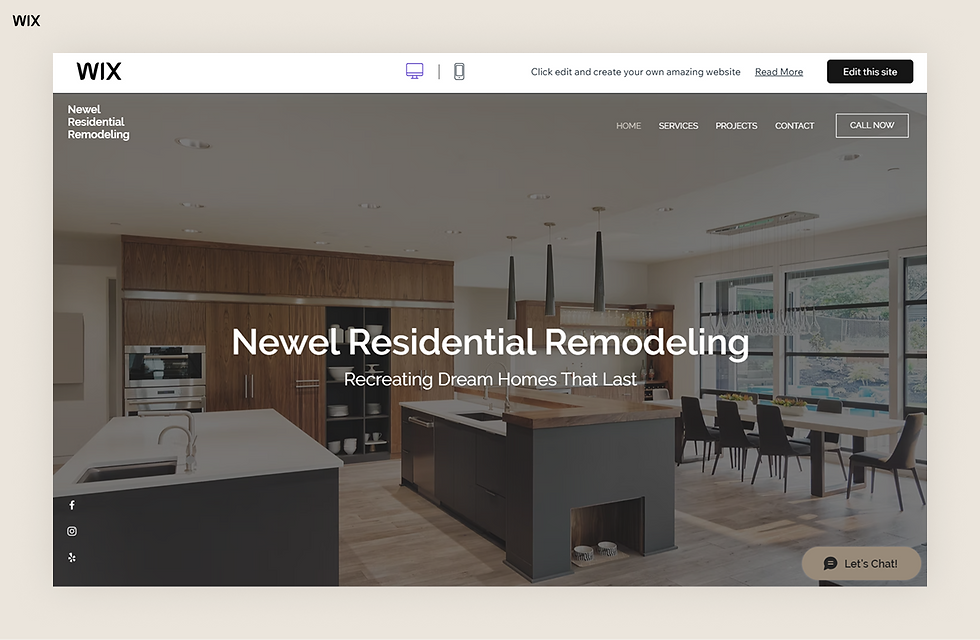 Construction company website template