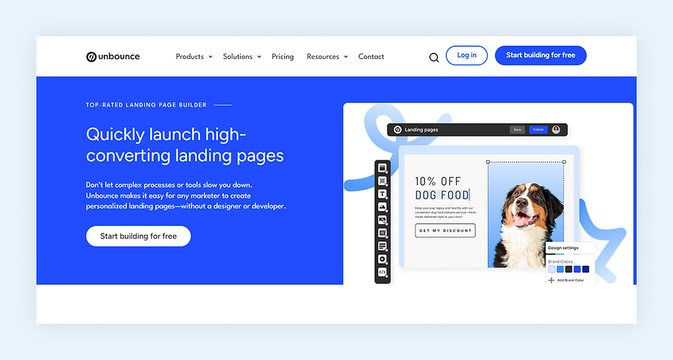 landing page builder