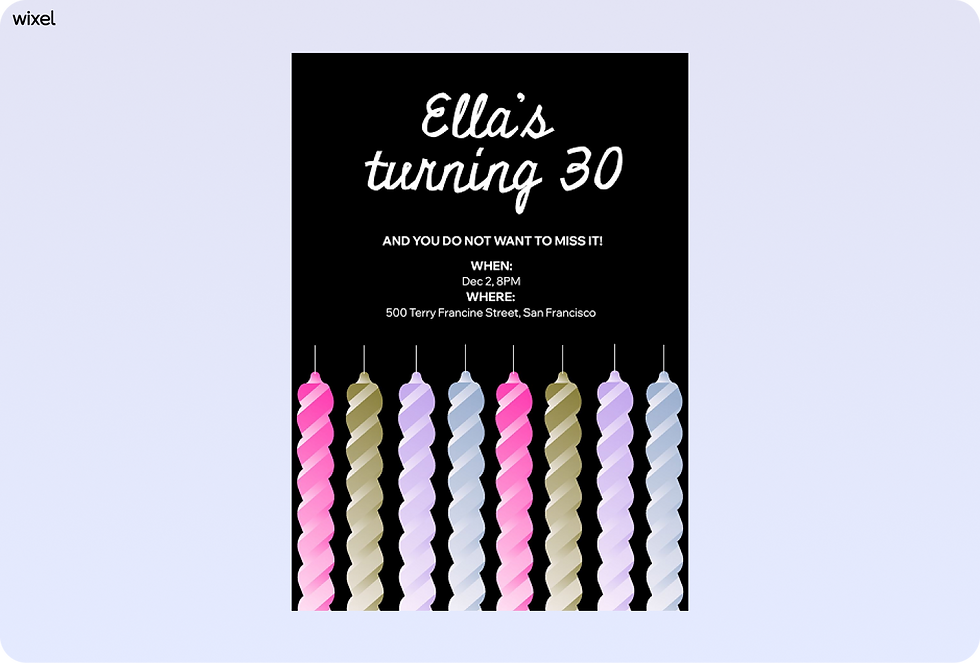how to make a birthday invitation - decide on your party theme
