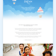 Wix website Ice Cream Dream