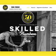 Mon-Yough Plumbing Apprentice School website design