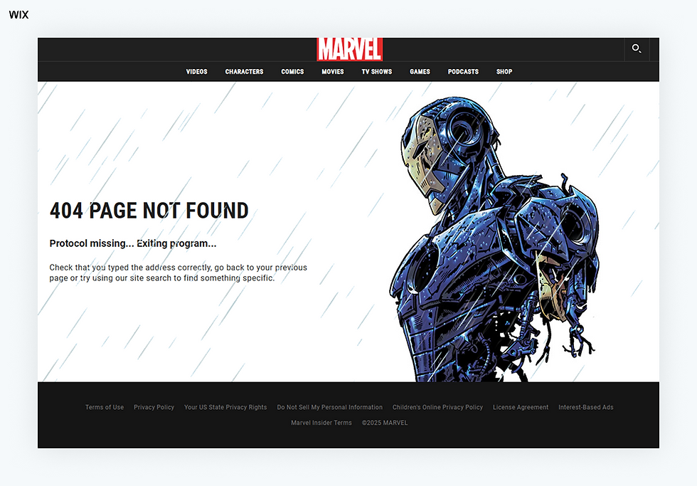 marble 404 page example