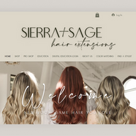 Beauty website example: Sierra and Sage