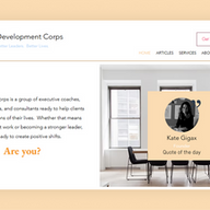 Development Corps coaching website example