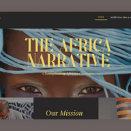 Nonprofit website example: The African Narrative