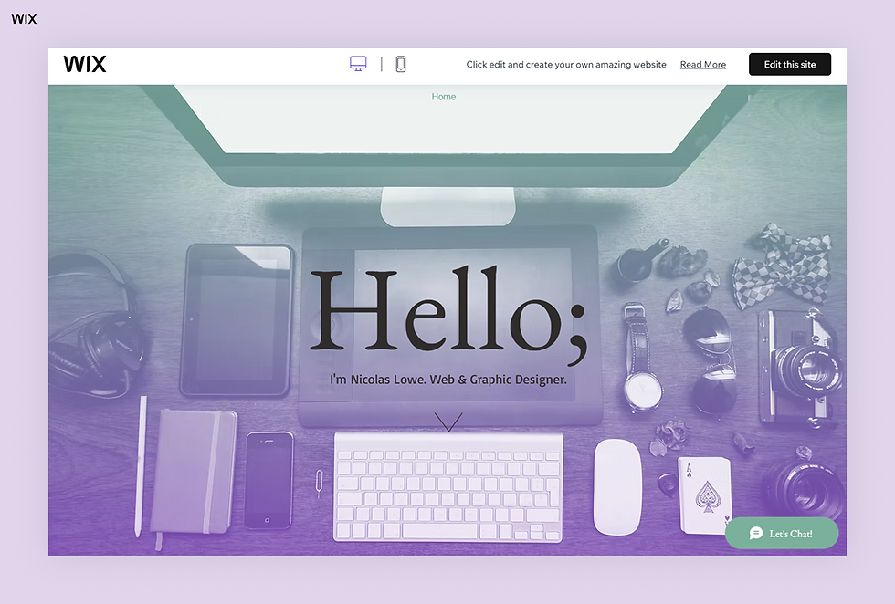 Graphic Designer Website Template