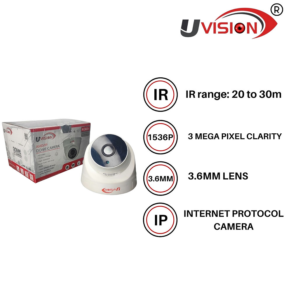 Thumbnail: UVISION 4MP IP DOME CCTV CAMERA-UV-IP-4MP-PD
