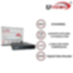 Thumbnail: UVISION 5MP 4 CHANNEL METAL DVR-UV-DVR-5MP-4CH