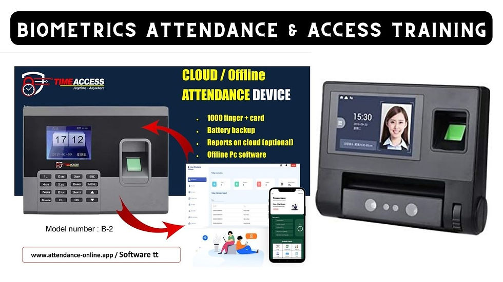 Training Programme in Biometrics Attendance & Access System