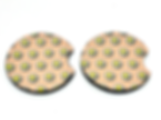 Smiley Daisy Car Coaster Set