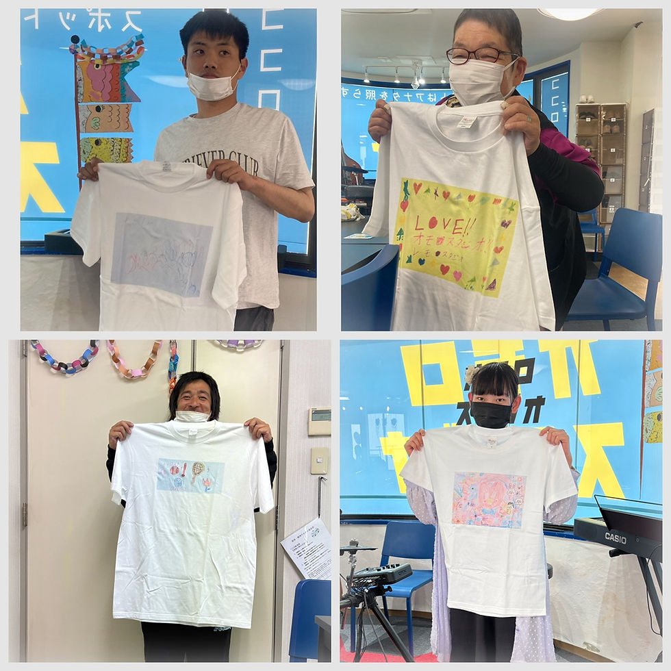 🌈世界に一つだけのオリジナルTシャツができました!