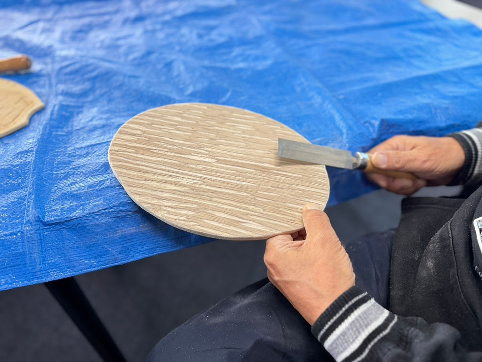 美容室の依頼作業とコウモリランの板づくり