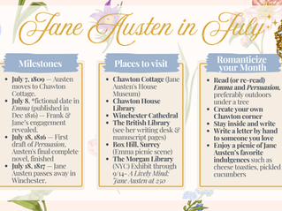 Celebrating Jane Austen: A July to Remember