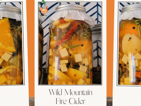 Wild Mountain Fire Cider With Osha and Juniper Berries