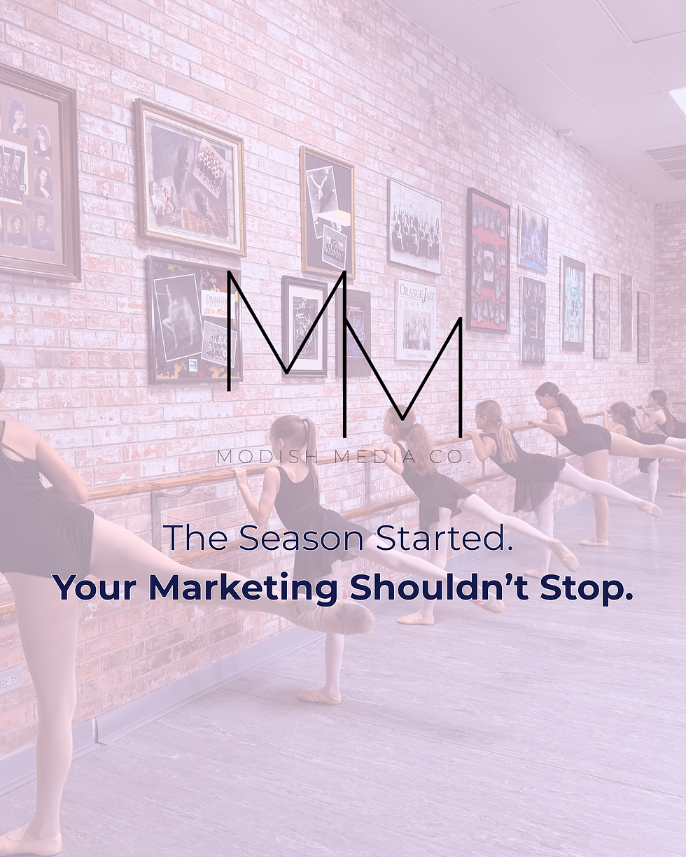 Dance Studio Marketing Doesn't Stop When the Season Starts