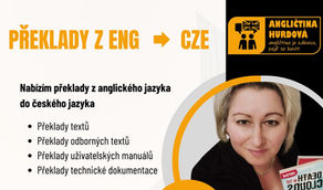 Nabízíme překlady textů z anglického jazyka do českého