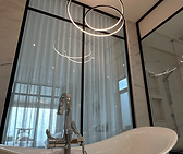 Vitre pour douche moderne