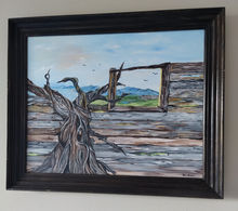 Through the Cabin Window  2  16 x 19 $350.00