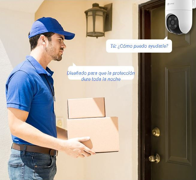 Miniatura: Cámara WiFi EZVIZ H8C 5MP – Exterior PTZ Alta Resolución