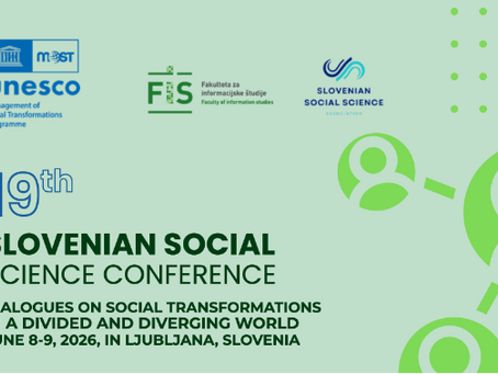 Invitation to the Thematic session at the 19th Slovenian Social Science Conference