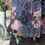 Thumbnail: Pink Skulls with Blue Roses Brocade with Open Chest Lady's cut Custom SYI Shirt