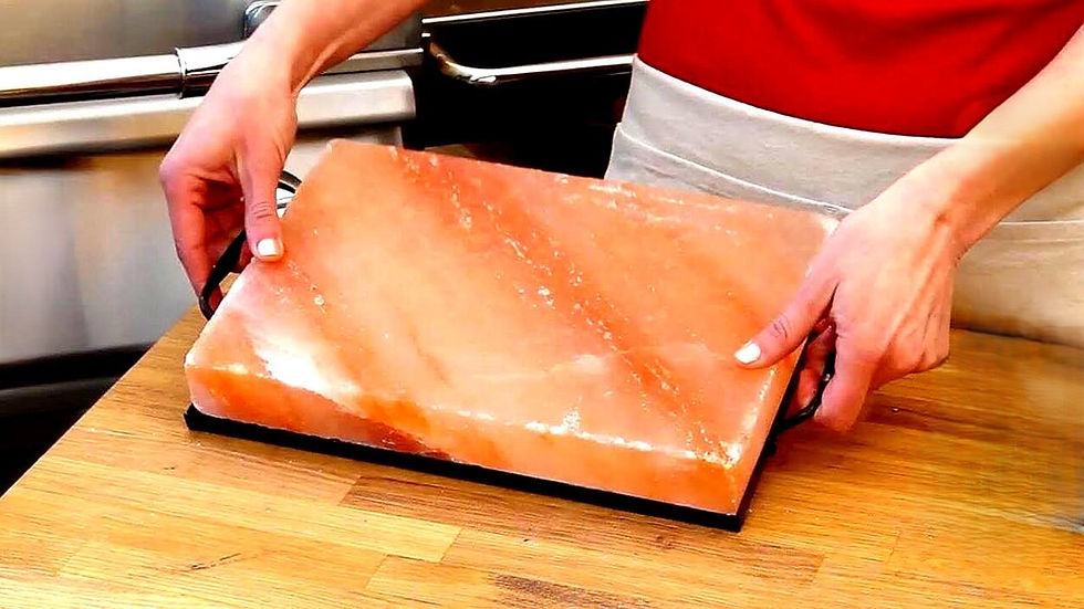 How to prepare himalayan salt bbq block