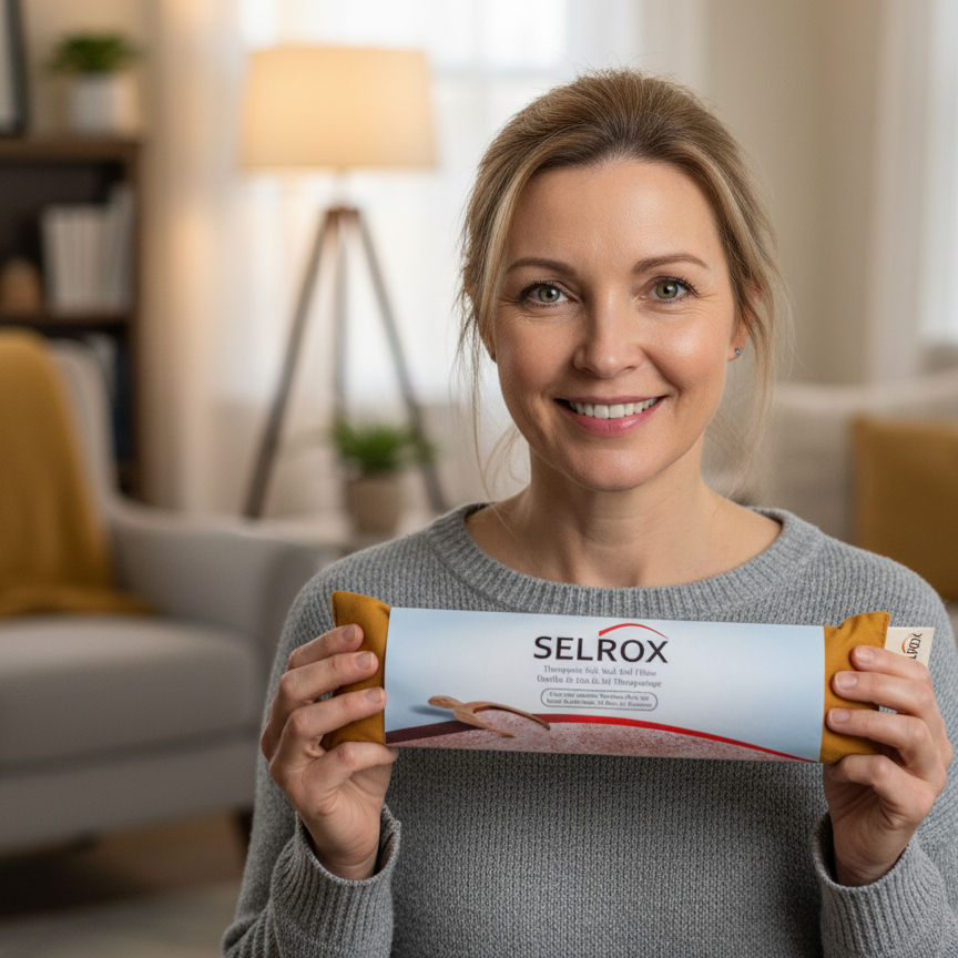 Thumbnail: Selrox Himalayan Salt Massage Relaxation Pillow/Neckroll (Single)