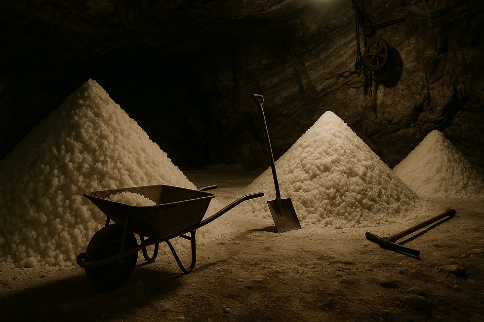 Kosher salt mining