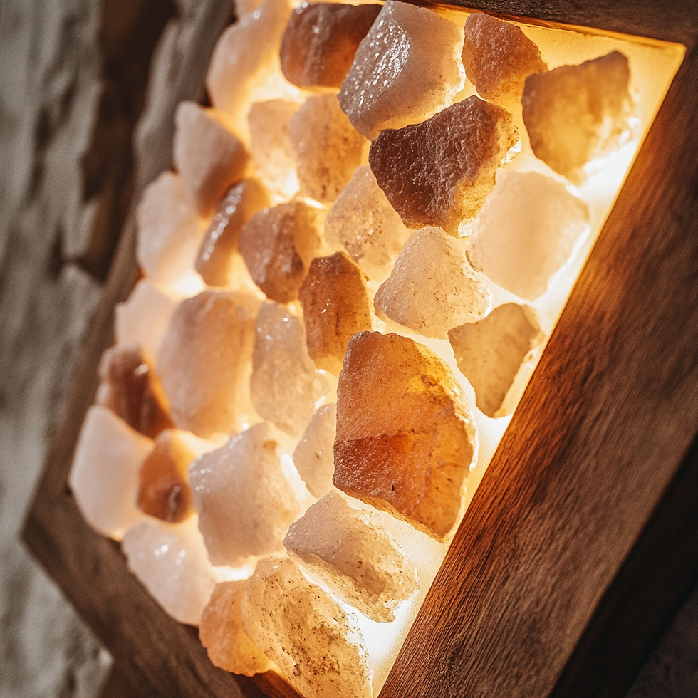 Himalayan salt wall art