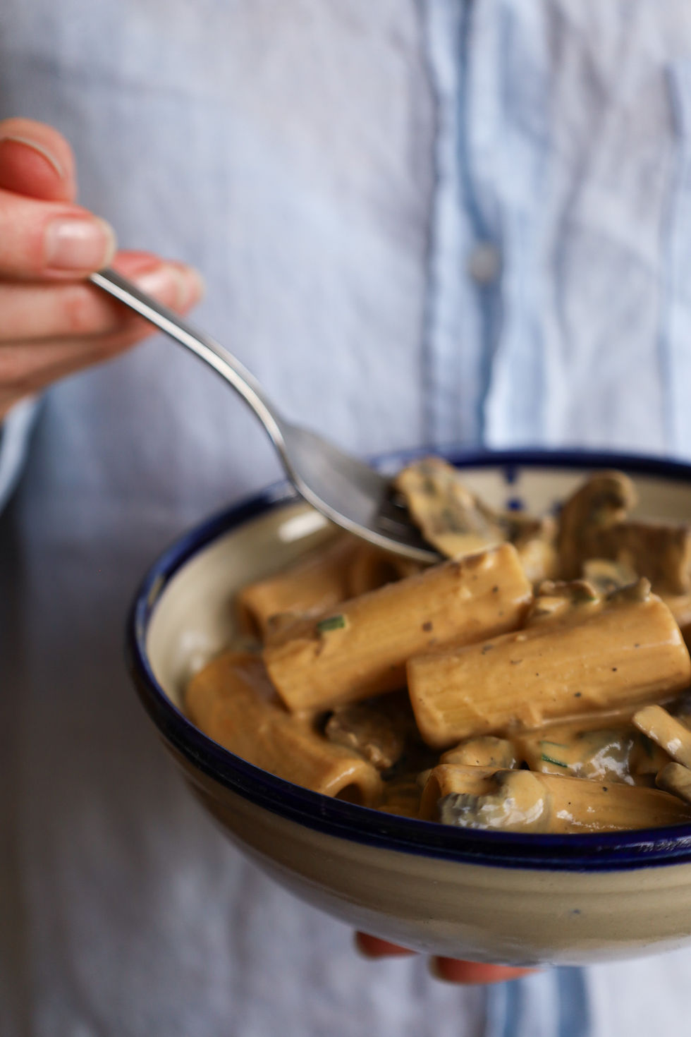 Creamy Vegan Mushroom Pasta
