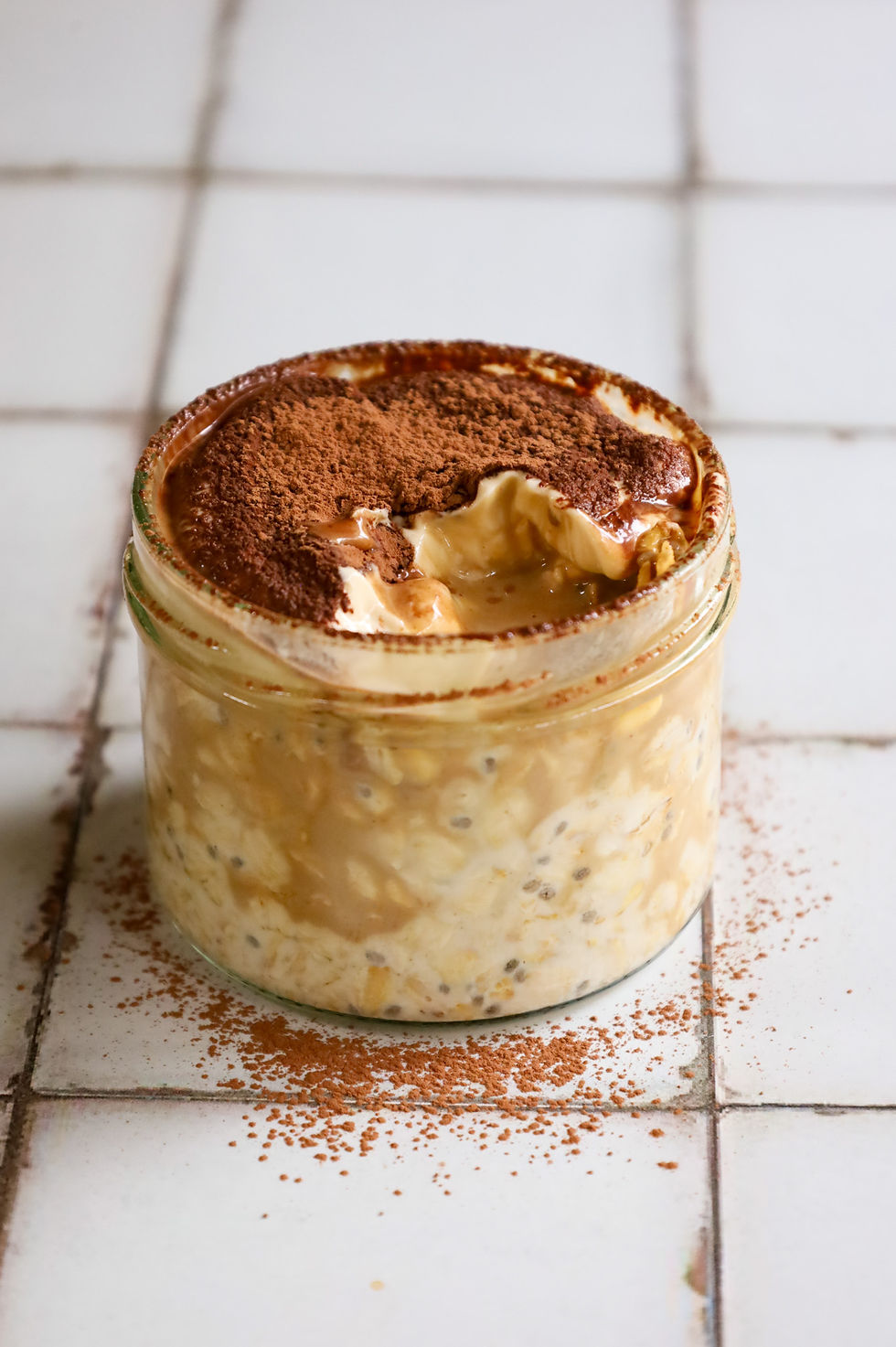 Vegan Tiramisu Overnight Oats