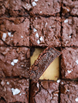 Dark Chocolate Vegan Brownies