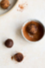 Raw chocolate brownie balls