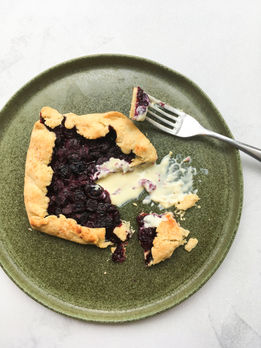 Mini Vegan Blueberry Galettes