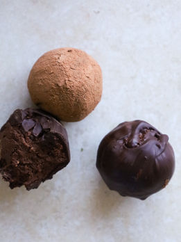 Glowing Skin Chocolate Truffles