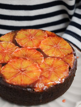 Blood Orange Upside-down Cake