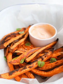 BAKED SWEET POTATO FRIES