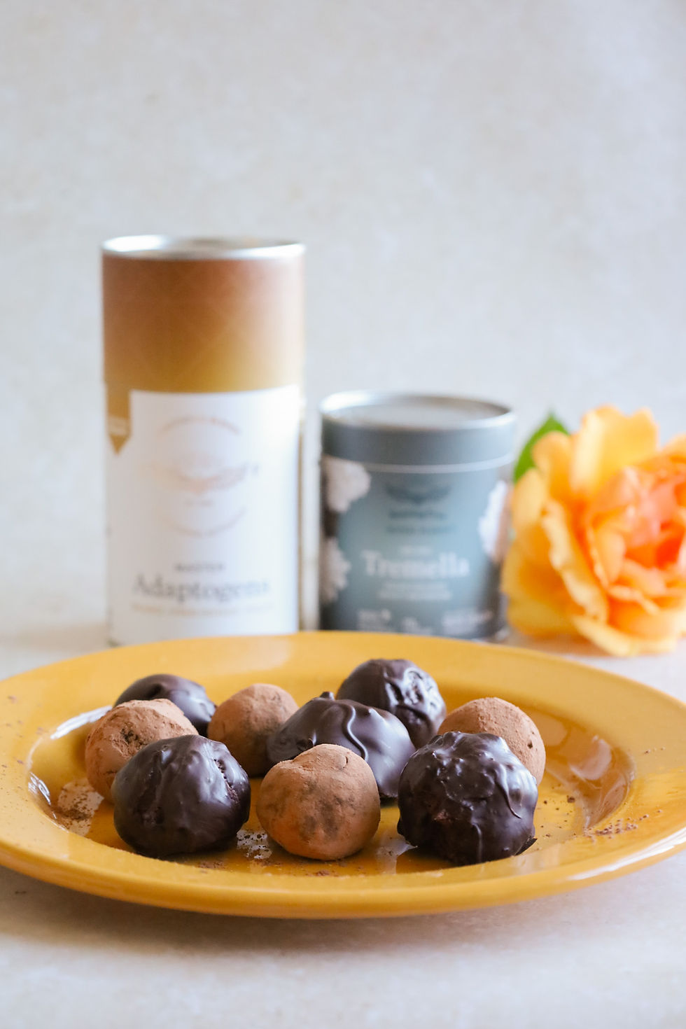 Glowing Skin Chocolate Truffles