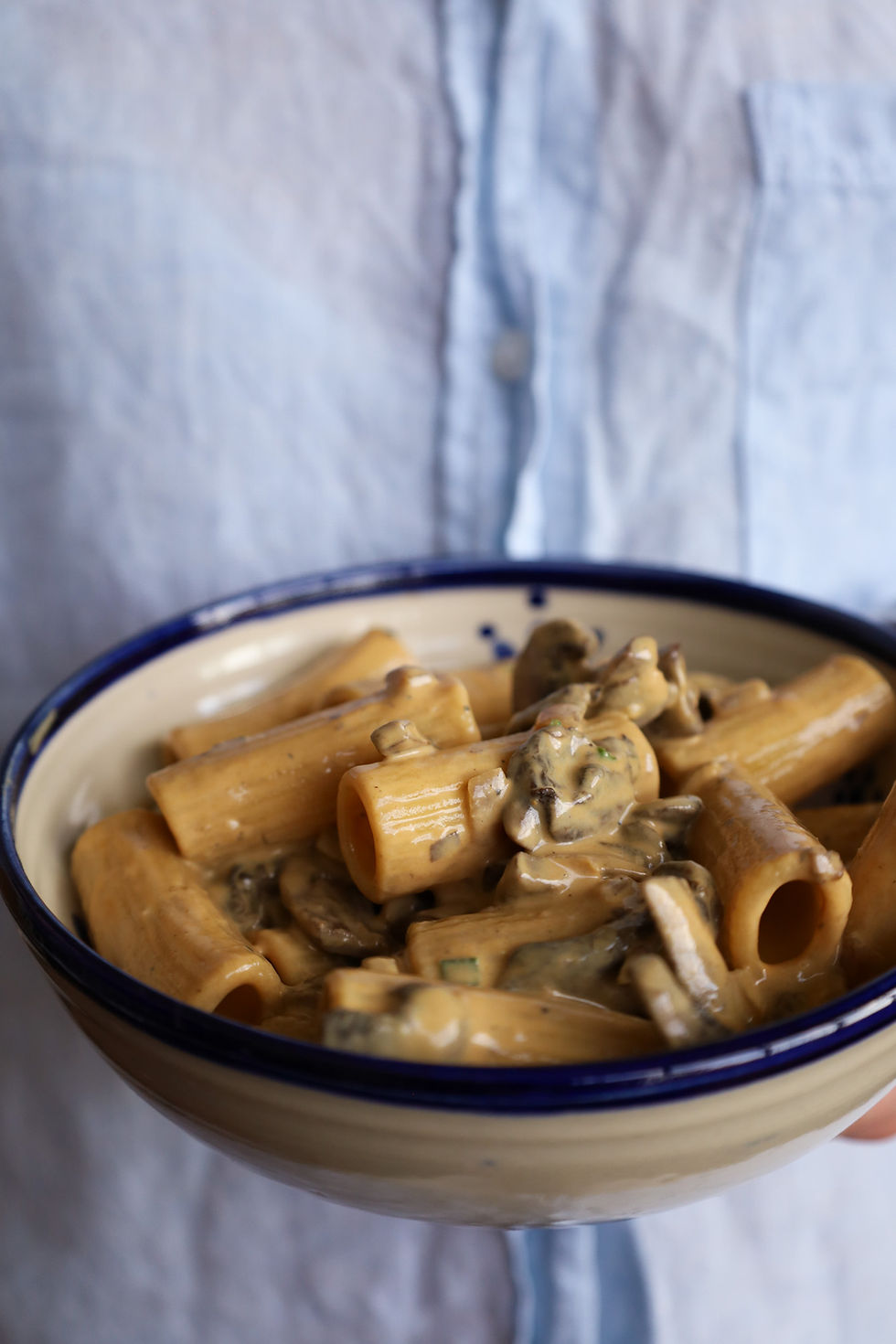 Cashew Cream Mushroom Pasta Recipe