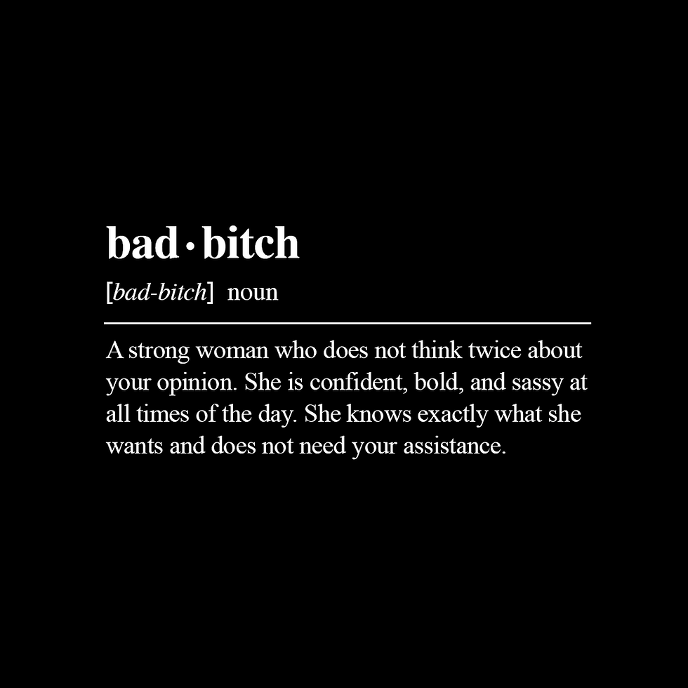 Thumbnail: Bad Bitch Wine Glass