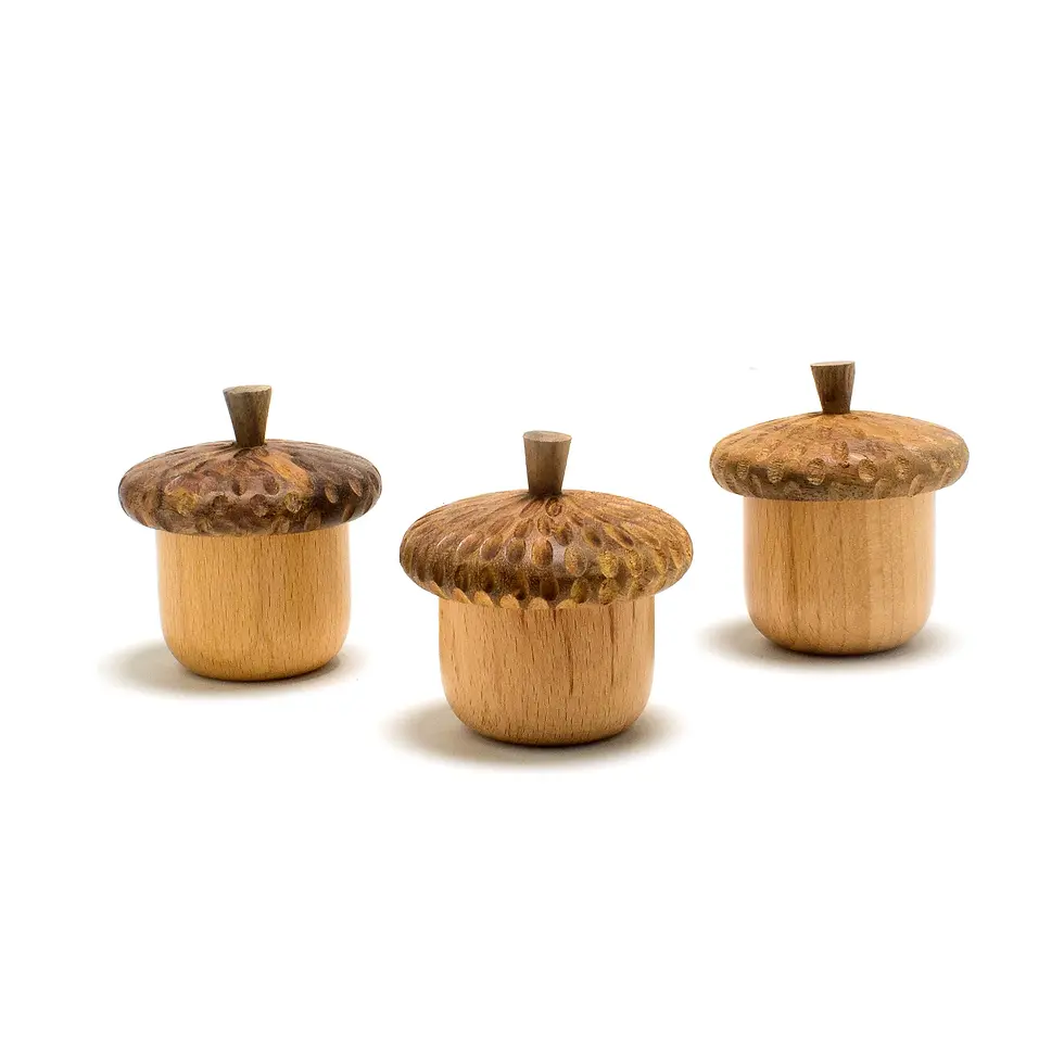 Thumbnail: Stitch Marker Holding Acorn