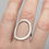 Thumbnail: Dappled Oval Ring (wide)