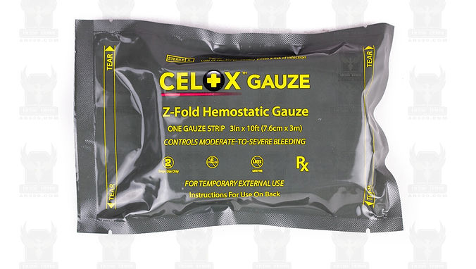 Celox Z-Fold Hemostatic Gauze (10')
