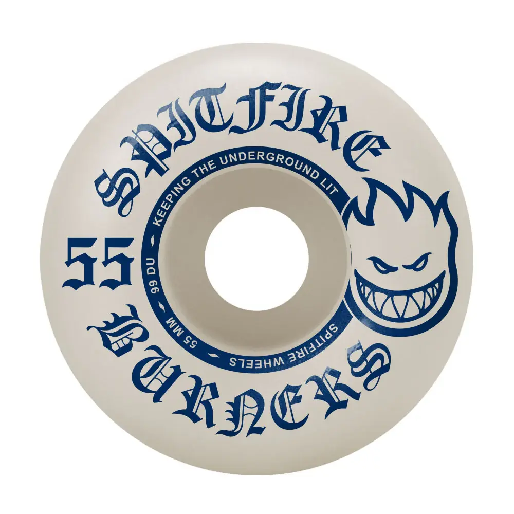 Spitfire 55mm 99a Burner White Wheel Set