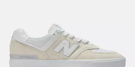 New Balance Men's Numeric 574 Vulc Sea Salt White